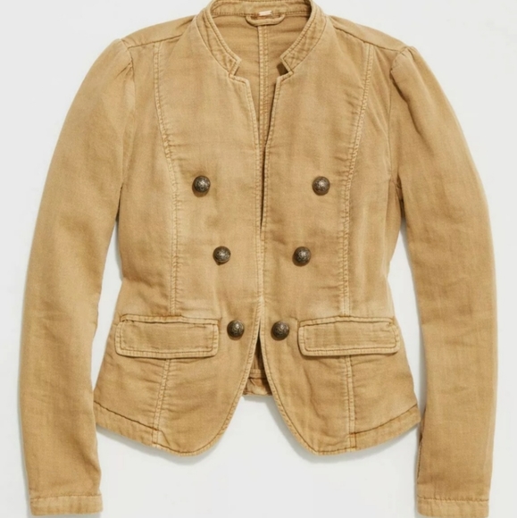 Free People Jackets & Blazers - Free People jacket military 100% cotton
